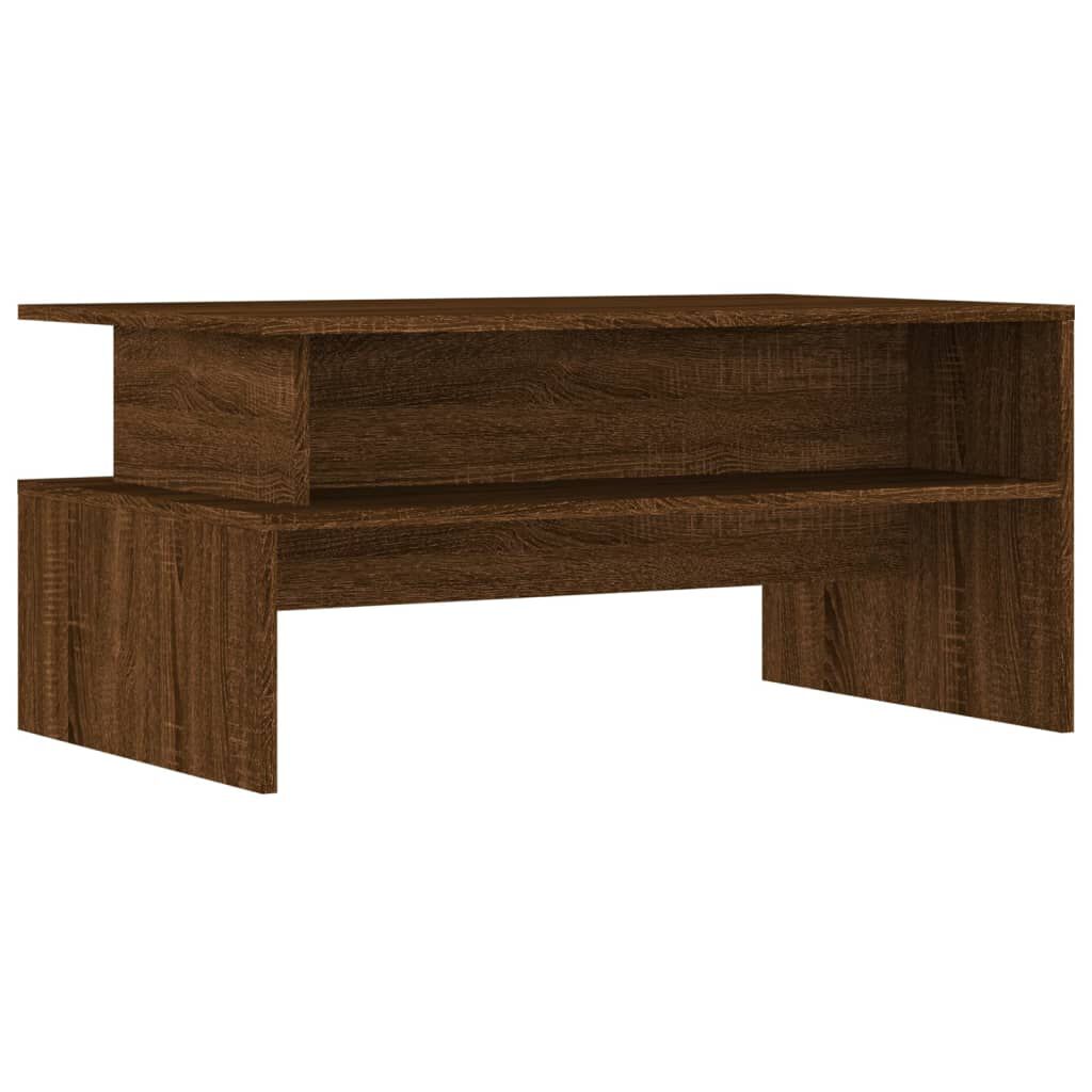 vidaXL Τραπεζάκι Σαλονιού Καφέ Δρυς 90x55x42,5 εκ. Επεξεργασμένο Ξύλο