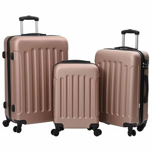 vidaXL &Beta;&alpha;&lambda;ί&tau;&sigma;&alpha; 3 pcs &Rho;&omicron;&zeta; &chi;&rho;&upsilon;&sigma;ό 50 x 31 x 78 &epsilon;&kappa; &Alpha;&Beta;&Sigma; &Pi;&lambda;&alpha;&sigma;&tau;&iota;&kappa;ό