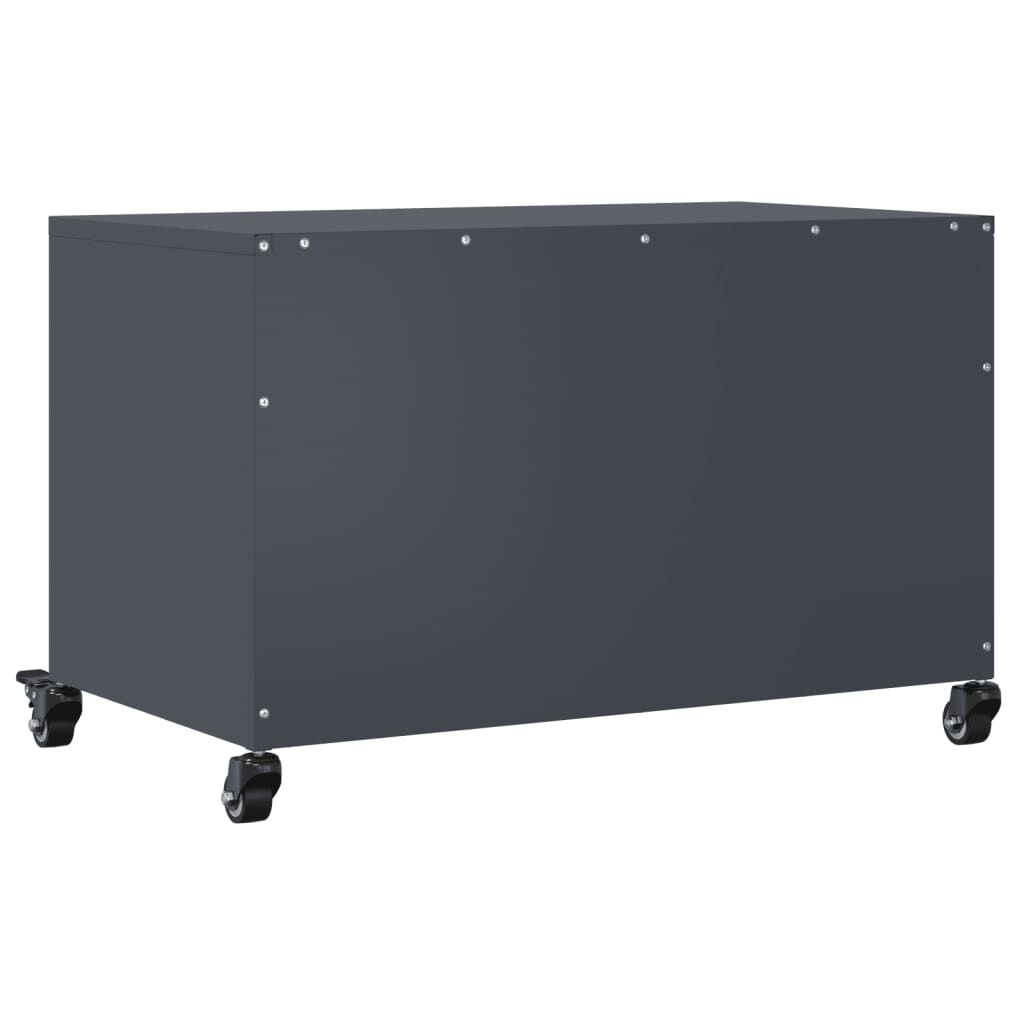 vidaXL Έπιπλο Τηλεόρασης Μαύρο 68x39x43,5 εκ. Χάλυβας
