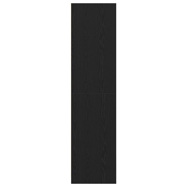 vidaXL Ντουλάπα Μαύρου Δρυός - 30x50x200 εκ., Φτιαγμένη από Επεξεργασμένο Ξύλο