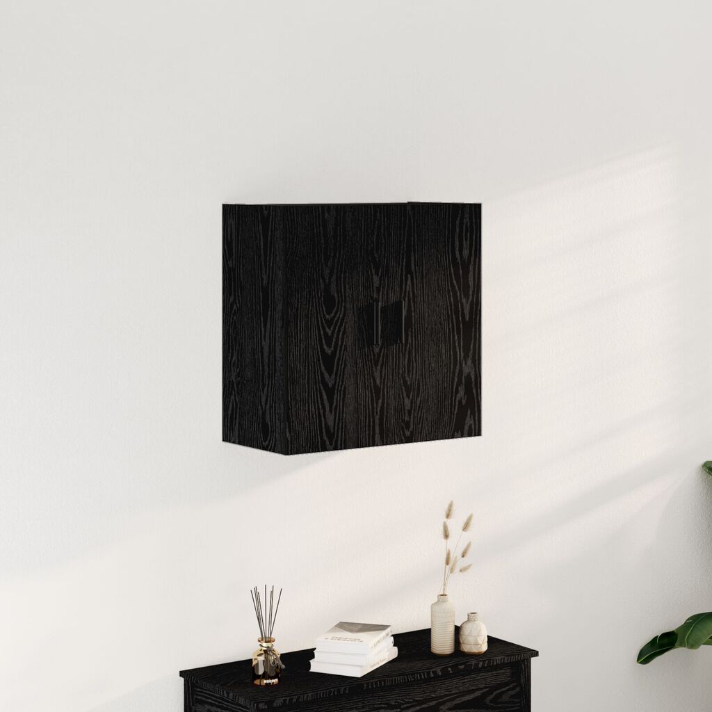 vidaXL ντουλάπι τοίχου Μαύρη Δρυός 60x31x60 εκ Επεξεργασμένο Ξύλο