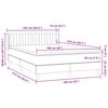 vidaXL &Kappa;&rho;&epsilon;&beta;ά&tau;&iota; Boxspring &mu;&epsilon; &Sigma;&tau;&rho;ώ&mu;&alpha; &Sigma;&kappa;&omicron;ύ&rho;&omicron; &Mu;&pi;&lambda;&epsilon; 160x210 &epsilon;&kappa;. &Beta;&epsilon;&lambda;&omicron;ύ&delta;&iota;&nu;&omicron;