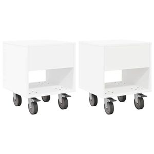 vidaXL &Kappa;&omicron;&mu;&omicron;&delta;ί&nu;&omicron; 2 pcs &Lambda;&epsilon;&upsilon;&kappa;ό 40,5 x 40 x 48 &epsilon;&kappa;. &Epsilon;&pi;&epsilon;&xi;&epsilon;&rho;&gamma;&alpha;&sigma;&mu;έ&nu;&omicron; &xi;ύ&lambda;&omicron;