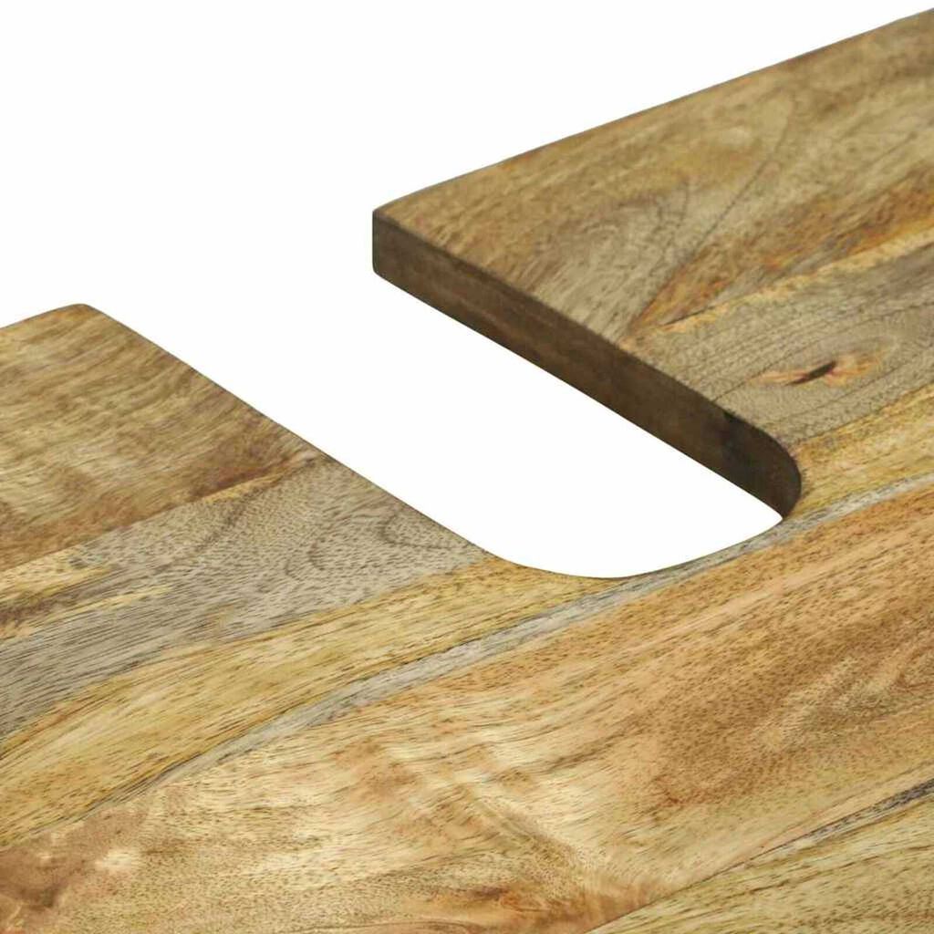 vidaXL Σετ Επίπλων Μπάνιου με συρτάρι 3 pcs Καφέ 38 x 33 x 160 εκ.