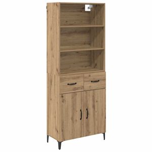 vidaXL Highboard Artisan Oak 69,5 x 34 x 180 &epsilon;&kappa;. &Epsilon;&pi;&epsilon;&xi;&epsilon;&rho;&gamma;&alpha;&sigma;&mu;έ&nu;&omicron; &Xi;ύ&lambda;&omicron;