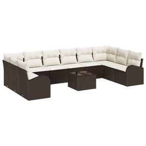 vidaXL &Sigma;&epsilon;&tau; &Kappa;&alpha;&nu;&alpha;&pi;έ &Kappa;ή&pi;&omicron;&upsilon; 11 pcs &Kappa;&alpha;&phi;έ &kappa;&alpha;&iota; &Kappa;&rho;έ&mu;&alpha; &sigma;&upsilon;&nu;&theta;&epsilon;&tau;&iota;&kappa;ό &rho;&alpha;&tau;ά&nu;