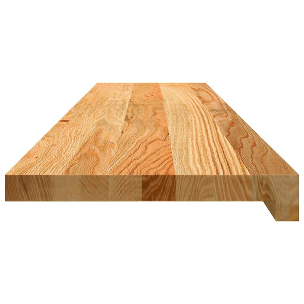 vidaXL Περβάζια παραθύρων 2 τεμ. Αν. Καφέ 110x30x2εκ. Μασίφ Ξύλο Δρυός