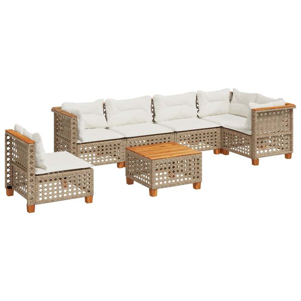 vidaXL &Sigma;&alpha;&lambda;ό&nu;&iota; &Kappa;ή&pi;&omicron;&upsilon; &Sigma;&epsilon;&tau; 7 &tau;&epsilon;&mu;. &Mu;&pi;&epsilon;&zeta; &Sigma;&upsilon;&nu;&theta;&epsilon;&tau;&iota;&kappa;ό &Rho;&alpha;&tau;ά&nu; &mu;&epsilon; &Mu;&alpha;&xi;&iota;&lambda;ά&rho;&iota;&alpha;