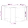 vidaXL Τραπεζάκι σαλονιού Παλιό ξύλο 40x40x30 cm Κατασκευασμένο ξύλο