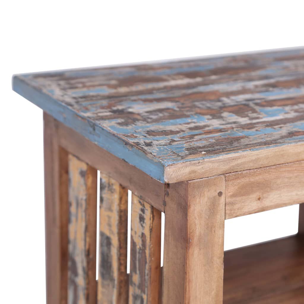 vidaXL Κομοδίνο 41 x 30 x 50 εκ. από Μασίφ Ξύλο Μαόνι