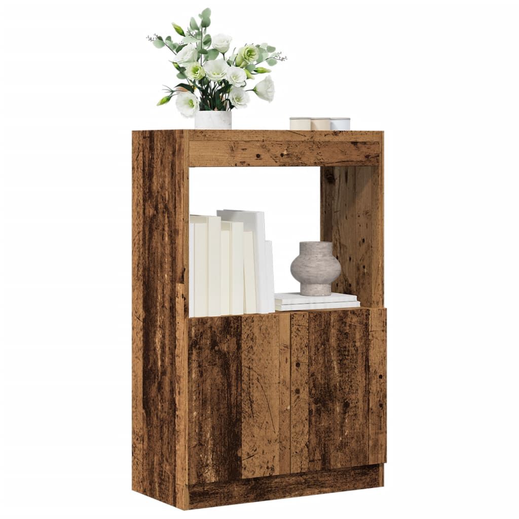 vidaXL Ντουλάπι Όψη Παλαιού Ξύλου 63x33x100 εκ. Επεξεργασμένο Ξύλο