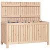 vidaXL Μπαούλο Αποθήκευσης Κήπου 121x55x64 εκ από Μασίφ Ξύλο Πεύκου