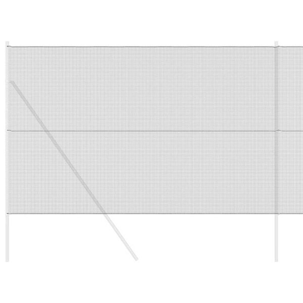 vidaXL Συγκολλητός φράχτης από σύρμα Γκρι 1.5 x 50 m Ατσάλι