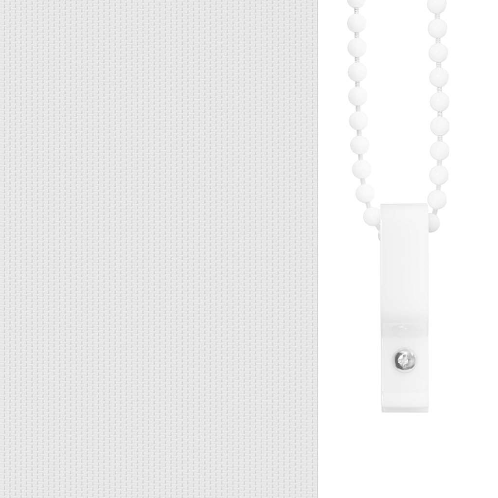 vidaXL Ρολέρ Μπλακάουτ Λευκό 150x150 εκ. Πλάτος υφάσματος 146,6εκ.