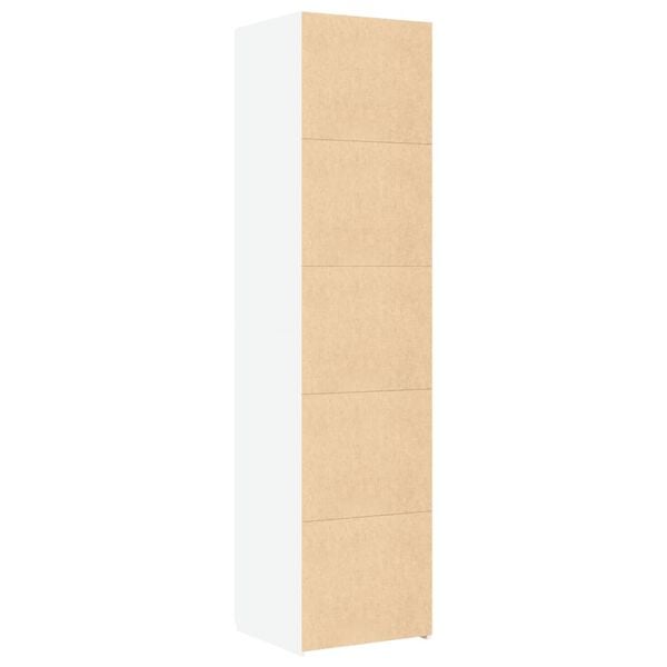vidaXL Ντουλάπι Λευκό 45x42,5x185 εκ. από Επεξεργασμένο Ξύλο