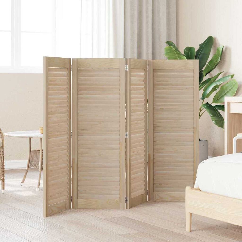 vidaXL Πόρτες Ντουλάπας με πόρτα 4 pcs Καφέ 110 x 39.5 x 2.1 εκ