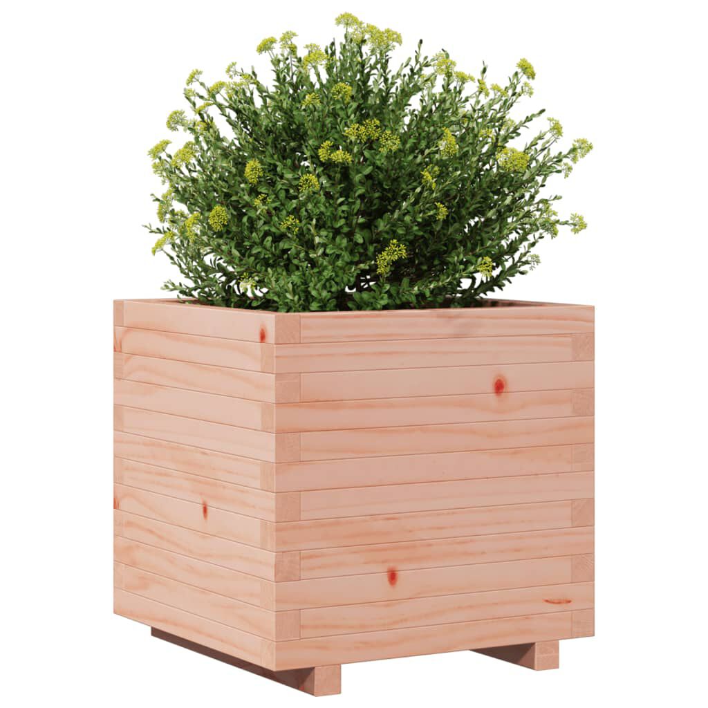 vidaXL Ζαρντινιέρα Κήπου 50x50x49,5 εκ. από Μασίφ Ξύλο Ψευδοτσούγκας