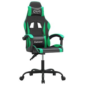 vidaXL &Kappa;&alpha;&rho;έ&kappa;&lambda;&alpha; Gaming &Mu;&alpha;ύ&rho;&omicron;/&pi;&rho;ά&sigma;&iota;&nu;&omicron; &alpha;&pi;ό &Sigma;&upsilon;&nu;&theta;&epsilon;&tau;&iota;&kappa;ό &Delta;έ&rho;&mu;&alpha;
