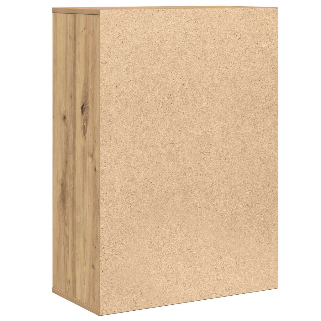 vidaXL Πλαϊνό γραφείο artisan δρυς 79 x 38 x 80 εκ. Επεξεργασμένο ξύλο