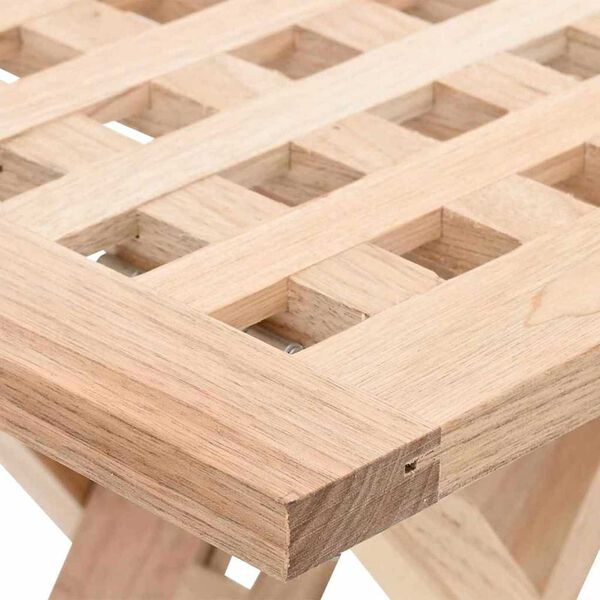 vidaXL Τραπεζάκι σαλονιού Καφέ 33 x 33 x 40.5 εκ Μασίφ ξύλο καρυδιάς