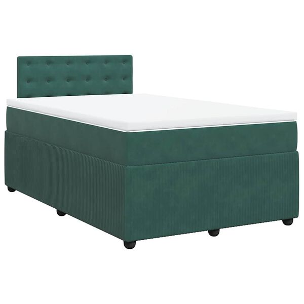 vidaXL &Kappa;&rho;&epsilon;&beta;ά&tau;&iota; Boxspring &mu;&epsilon; &Sigma;&tau;&rho;ώ&mu;&alpha; &Sigma;&kappa;&omicron;ύ&rho;&omicron; &Pi;&rho;ά&sigma;&iota;&nu;&omicron; 120x200&epsilon;&kappa;. &Beta;&epsilon;&lambda;&omicron;ύ&delta;&iota;&nu;&omicron;