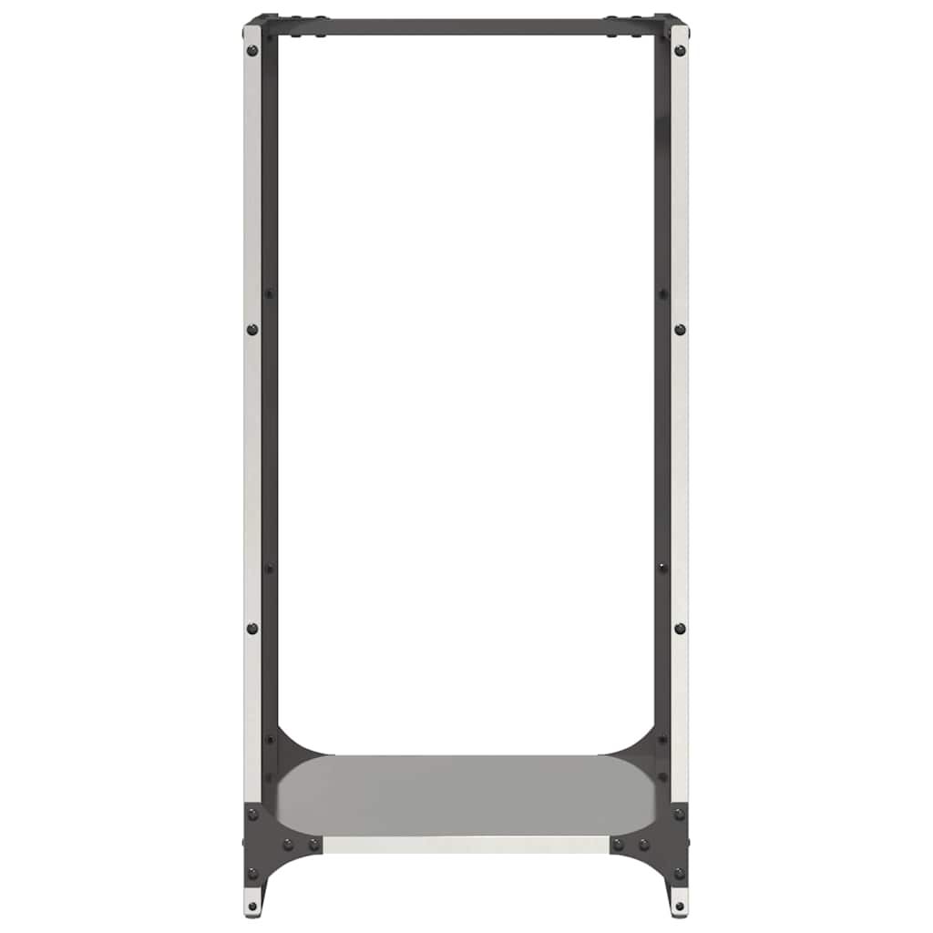 vidaXL Ραφιέρα Καυσόξυλων 40x30x80 εκ. από Ανοξείδωτο ατσάλι
