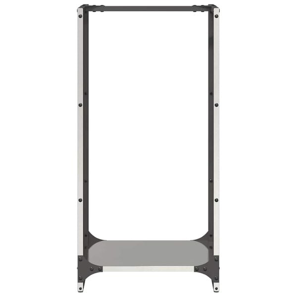 vidaXL Ραφιέρα Καυσόξυλων 40x30x80 εκ. από Ανοξείδωτο ατσάλι