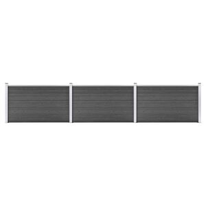 vidaXL &Sigma;&epsilon;&tau; &Pi;ά&nu;&epsilon;&lambda; &Pi;&epsilon;&rho;ί&phi;&rho;&alpha;&xi;&eta;&sigmaf; &Mu;&alpha;ύ&rho;&omicron; 526 x 105 &epsilon;&kappa;. &alpha;&pi;ό WPC