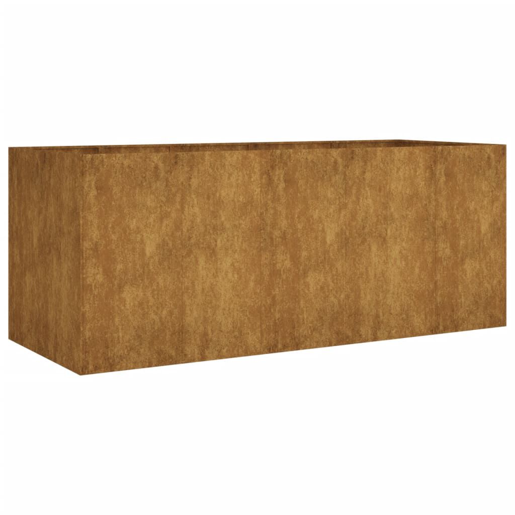 vidaXL Ζαρντινιέρα 200 x 80 x 80 εκ. από Ατσάλι Σκληρυθέν στον Αέρα