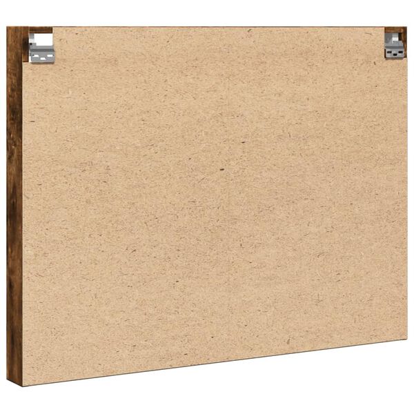 vidaXL Βιτρίνα Καπνιστή Δρυς 100x8,5x75 εκ. από Επεξεργασμένο Ξύλο