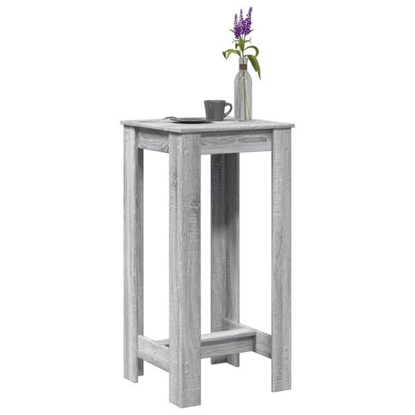 vidaXL Τραπέζι Κονσόλα Γκρι Sonoma 51x50x103,5 εκ. από Επεξεργ. Ξύλο
