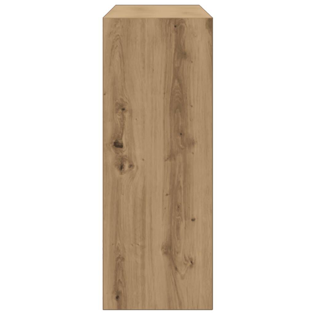 vidaXL Τραπέζι Κονσόλα Αρτισιανή Δρυς 78x30x80 εκ Επεξεργασμένο Ξύλο