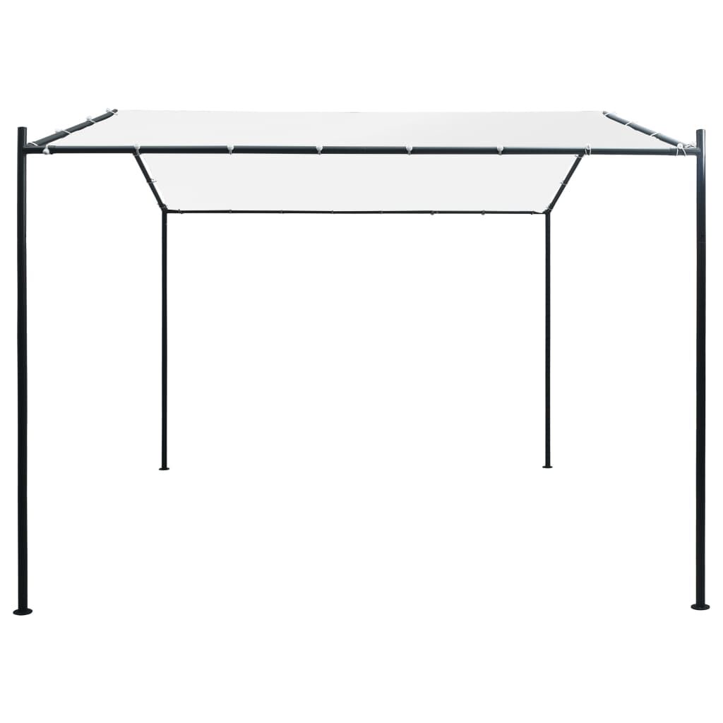 vidaXL Κιόσκι Λευκό 3 x 3 x 2,6 μ. 180 γρ./μ²
