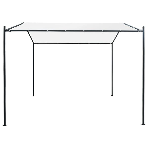 vidaXL Κιόσκι Λευκό 3 x 3 x 2,6 μ. 180 γρ./μ²