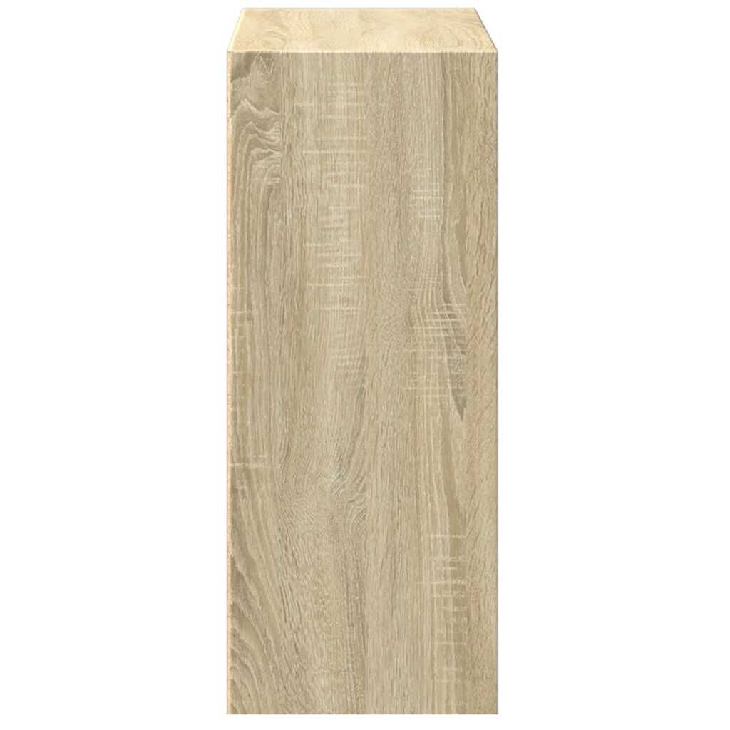 vidaXL Βιβλιοθήκη με 2 Ράφια Sonoma Δρυς 40x30x76,5 εκ. Επεξ. Ξύλο