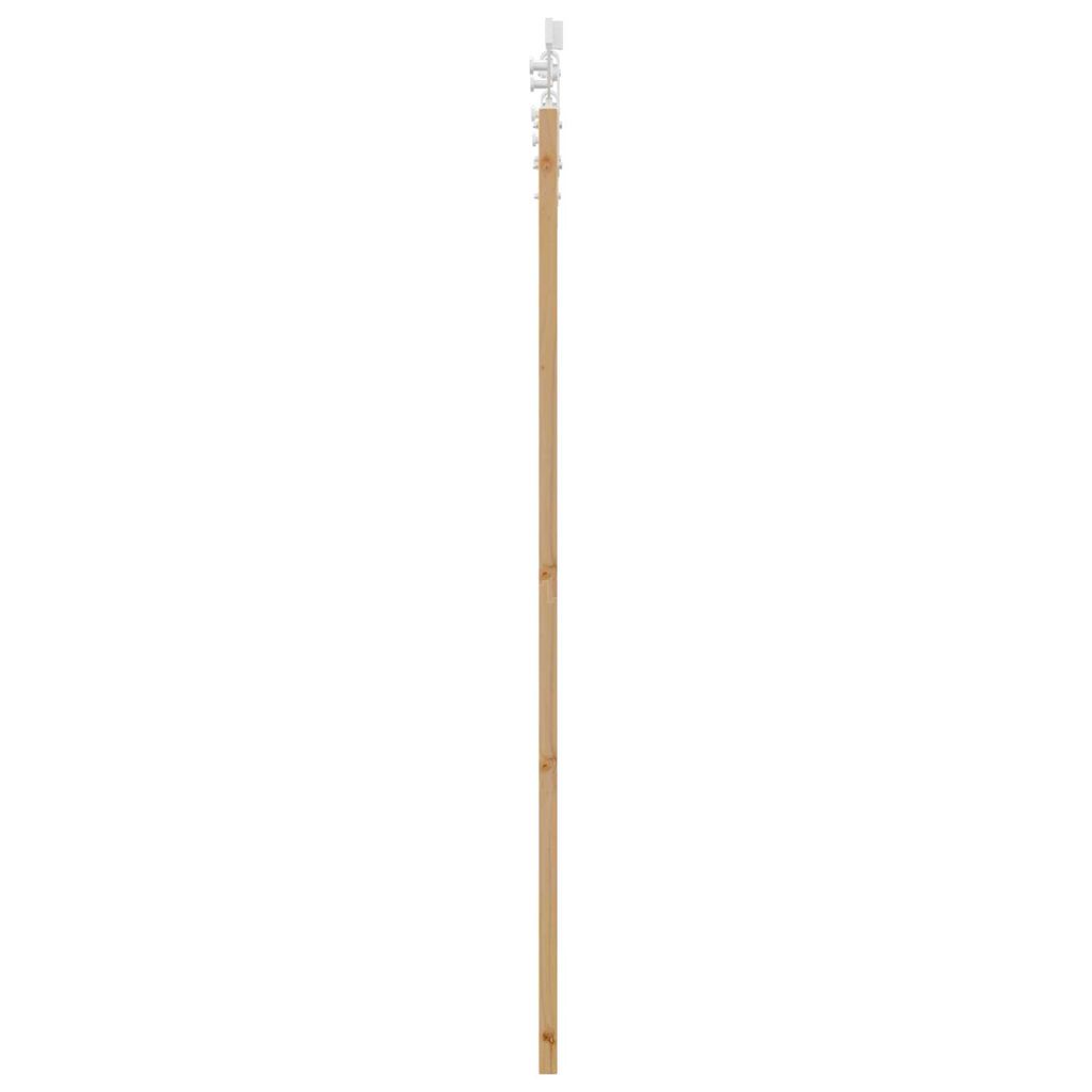 vidaXL Συρόμενη Πόρτα με Σετ Εξαρτημάτων 61x198.5 cm Στέρεο Ξύλο Πεύκο