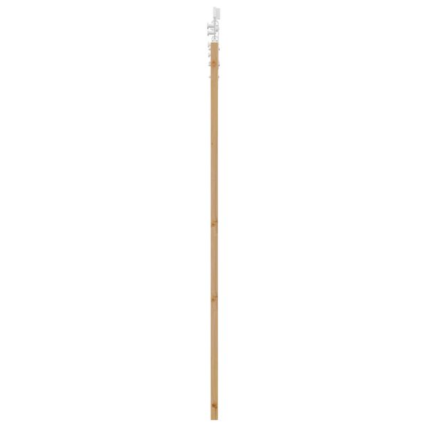 vidaXL Συρόμενη Πόρτα με Σετ Εξαρτημάτων 61x198.5 cm Στέρεο Ξύλο Πεύκο