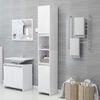 vidaXL Στήλη Μπάνιου Λευκή 30 x 30 x 183,5 εκ. από Επεξ. Ξύλο