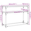 vidaXL Τραπέζι Κονσόλα Sonoma Δρυς 100x35,5x75 εκ. Επεξεργασμένο Ξύλο