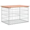 vidaXL Πάγκος Κήπου Συρματοκιβώτιο 63 x 44 x 42 εκ. Μασίφ Ψευδοτσούγκα