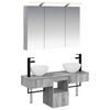 vidaXL &Sigma;&epsilon;&tau; &Nu;&tau;&omicron;&upsilon;&lambda;&alpha;&pi;&iota;ώ&nu; &Mu;&pi;ά&nu;&iota;&omicron;&upsilon; 4 pcs &Gamma;&kappa;&rho;&iota; Sonoma 100 x 14,5 x 70 &epsilon;&kappa;