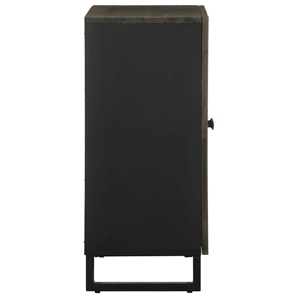 vidaXL Μπουφές Μαύρο 60x33x75 cm Μασίφ Ξύλο Μάνγκο