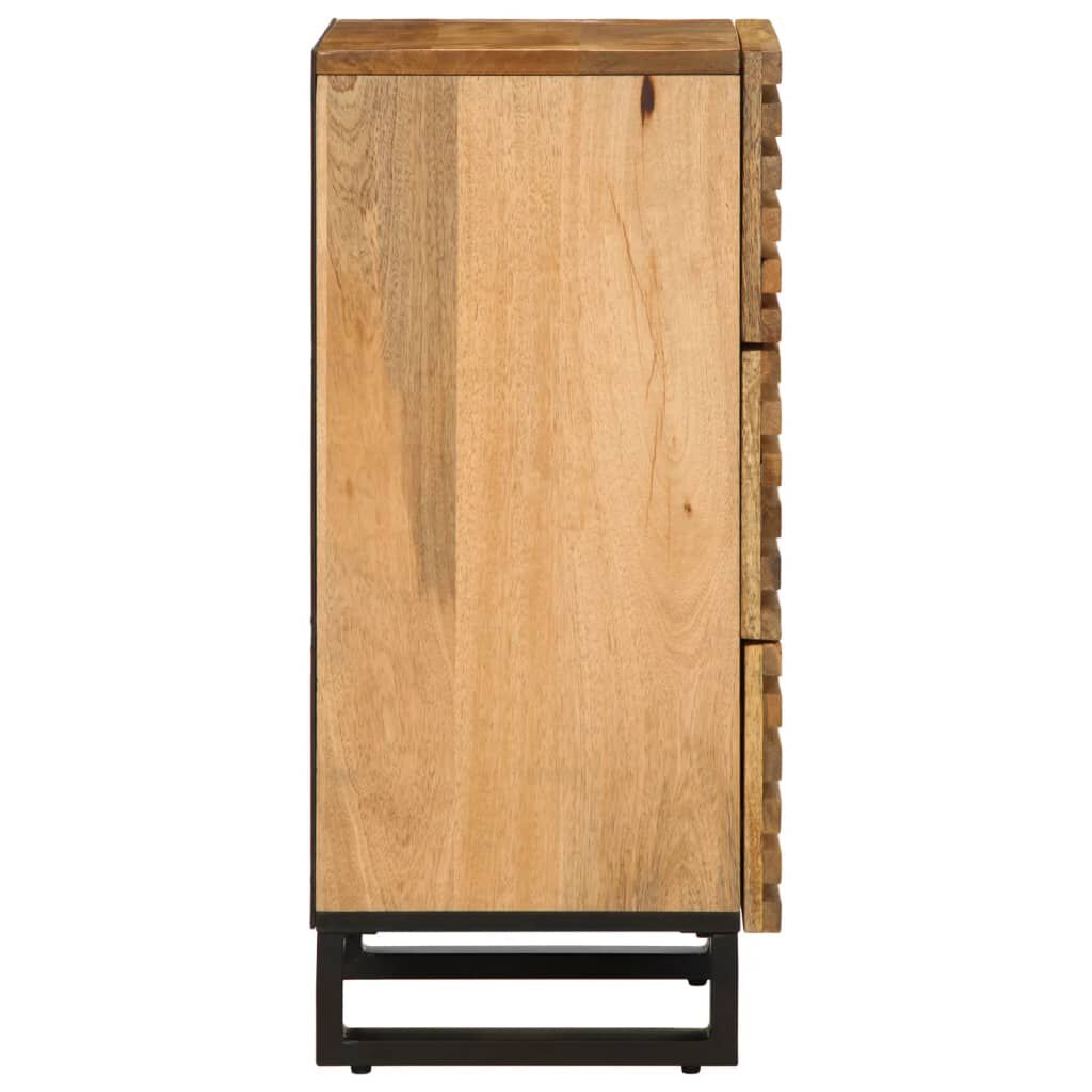 vidaXL Ντουλάπι 40 x 34 x 75 εκ. από Μασίφ Ακατέργαστο Ξύλο Μάνγκο