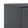 vidaXL Κομοδίνο Ανθρακί 34,5 x 39 x 44 εκ. από Χάλυβα