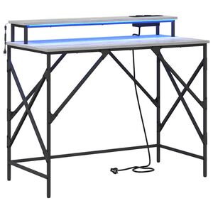 vidaXL &Gamma;&rho;&alpha;&phi;&epsilon;ί&omicron; &Gamma;&kappa;&rho;ί&zeta;&omicron; &Sigma;&omicron;&nu;&omicron;&mu;&alpha; 100 x 50 x 86,5 &epsilon;&kappa; &Epsilon;&pi;&epsilon;&xi;&epsilon;&rho;&gamma;&alpha;&sigma;&mu;έ&nu;&omicron; &Xi;ύ&lambda;&omicron;