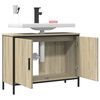 vidaXL Ντουλάπι Νιπτήρα Μπάνιου Sonoma Δρυς 80x30x60 εκ. Επεξ. Ξύλο