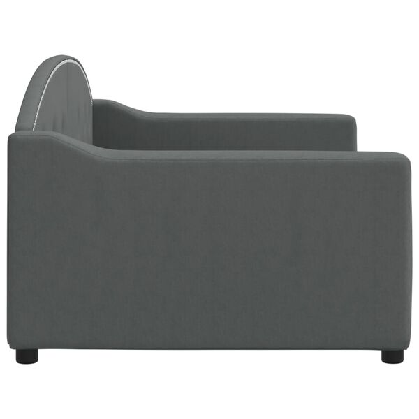 vidaXL &Kappa;&alpha;&nu;&alpha;&pi;έ&sigmaf; &Kappa;&rho;&epsilon;&beta;ά&tau;&iota; &Sigma;&kappa;&omicron;ύ&rho;&omicron; &Gamma;&kappa;&rho;&iota; 90 x 200 &epsilon;&kappa;. &Upsilon;&phi;&alpha;&sigma;&mu;ά&tau;&iota;&nu;&omicron;&sigmaf;