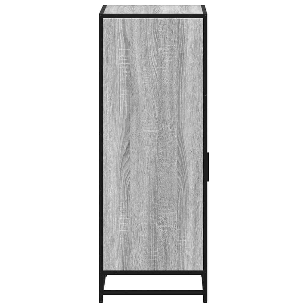 vidaXL Ντουλάπι μπάνιου Γκρι Sonoma 35x37,5x100 cm