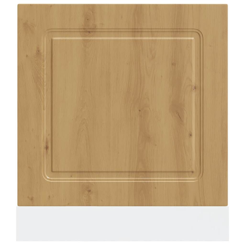 vidaXL Πίνακας πλυντηρίου πιάτων "Kalmar" Artisan Oak 60x1,5x67 cm