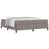vidaXL &Kappa;&rho;&epsilon;&beta;ά&tau;&iota; &mu;&epsilon; &epsilon;&lambda;&alpha;&tau;ή&rho;&iota;&alpha; Taupe 180 x 200 cm ύ&phi;&alpha;&sigma;&mu;&alpha;